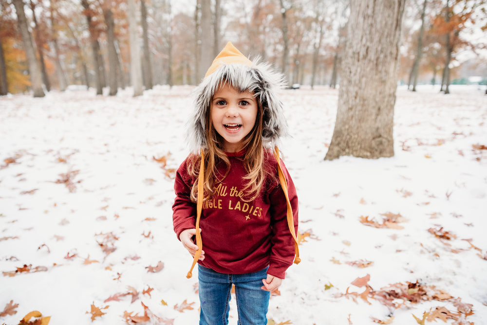 All the Jingle Ladies, Crimson All the Jingle Ladies, Crimson The Wishing Elephant tee The Wishing Elephant