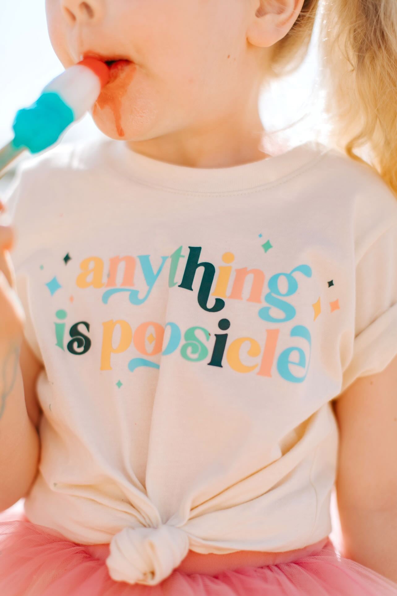 Anything Is Popsicle Retro Kids T-Shirt - The Wishing Elephant