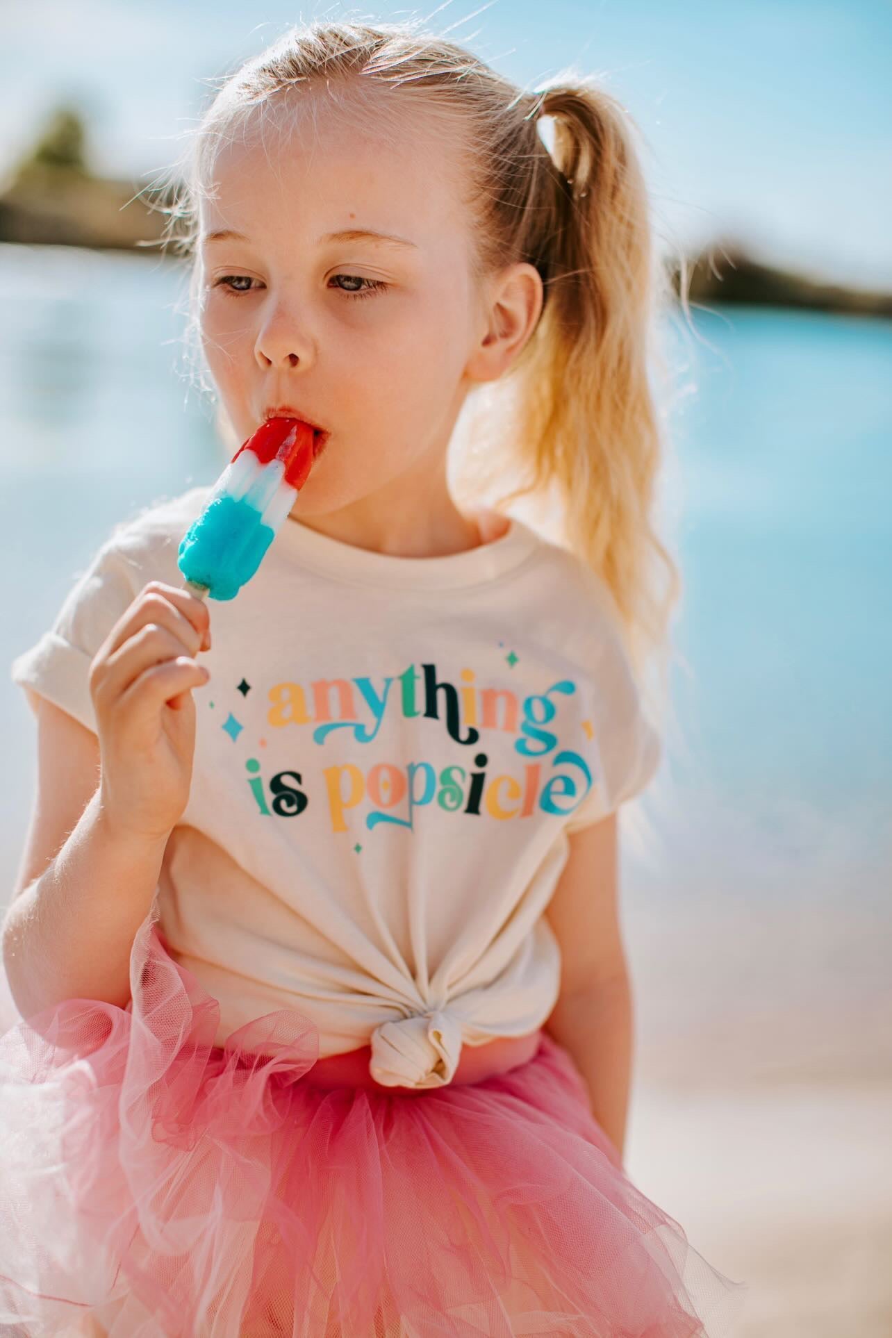 Anything Is Popsicle Retro Kids T-Shirt - The Wishing Elephant