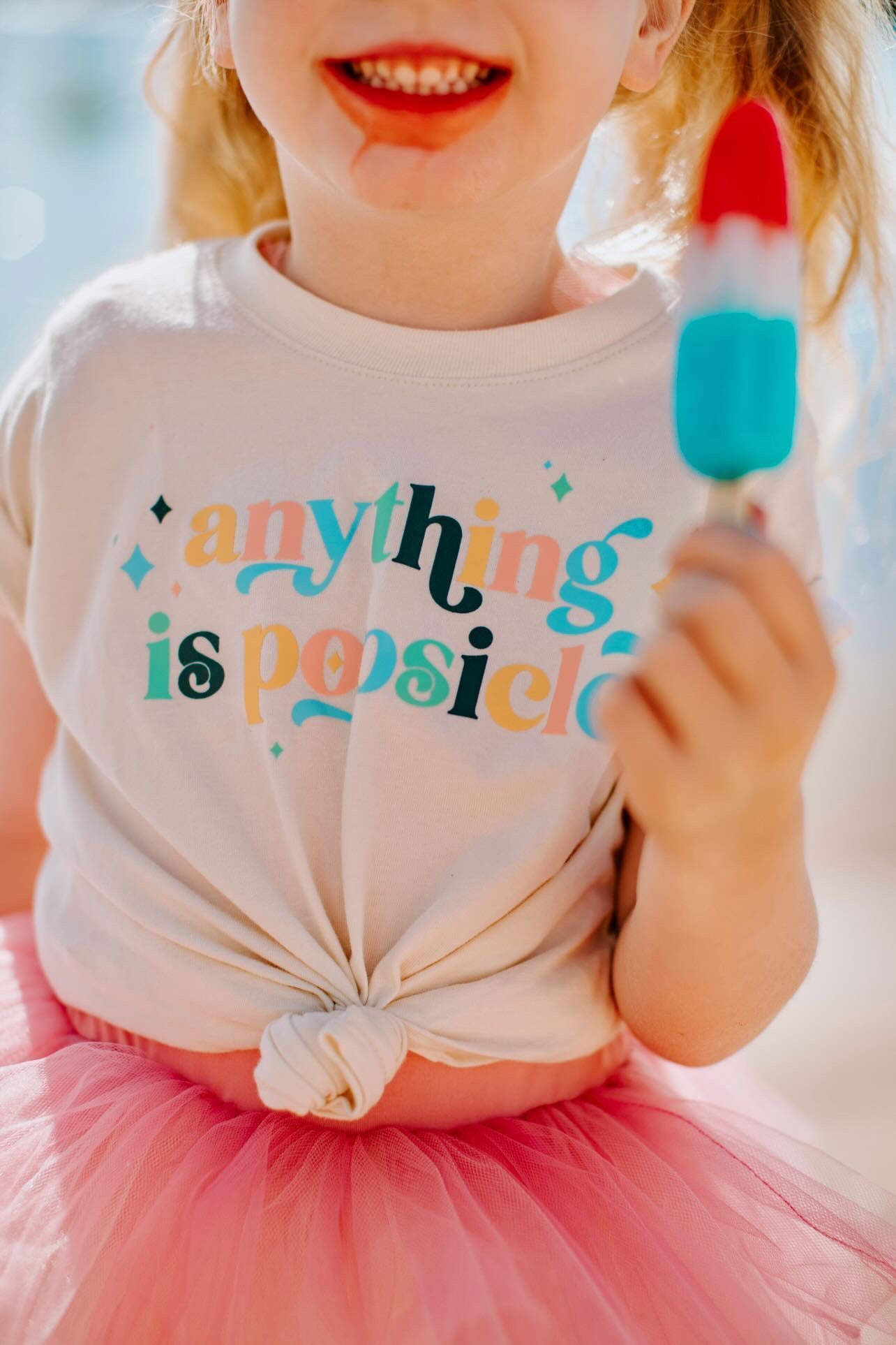 Anything Is Popsicle Retro Kids T-Shirt - The Wishing Elephant