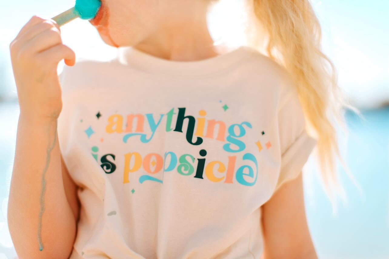 Anything Is Popsicle Retro Kids T-Shirt - The Wishing Elephant