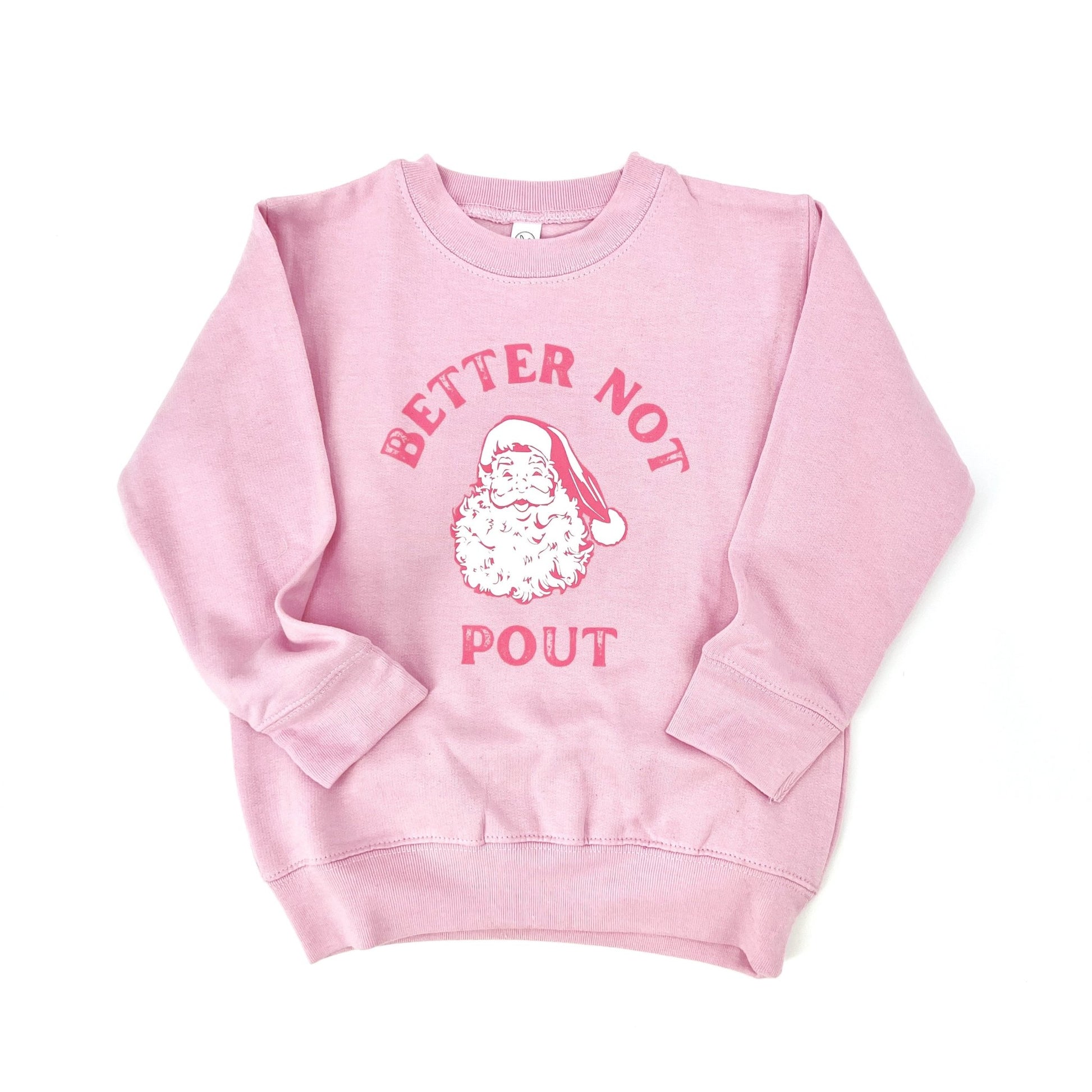 Better Not Pout PINK PULLOVER - The Wishing Elephant