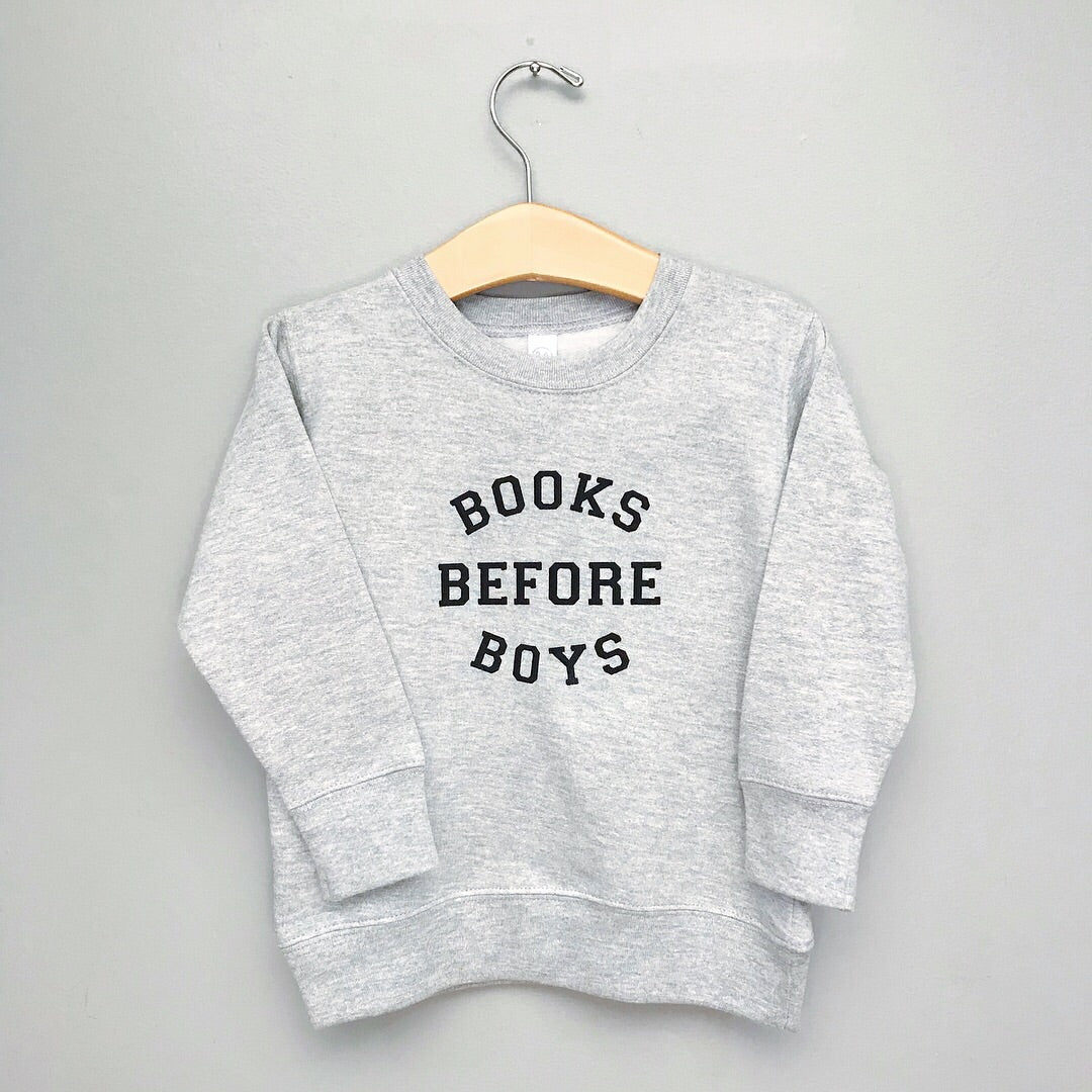 Books Before Boys Sweatshirt - The Wishing Elephant