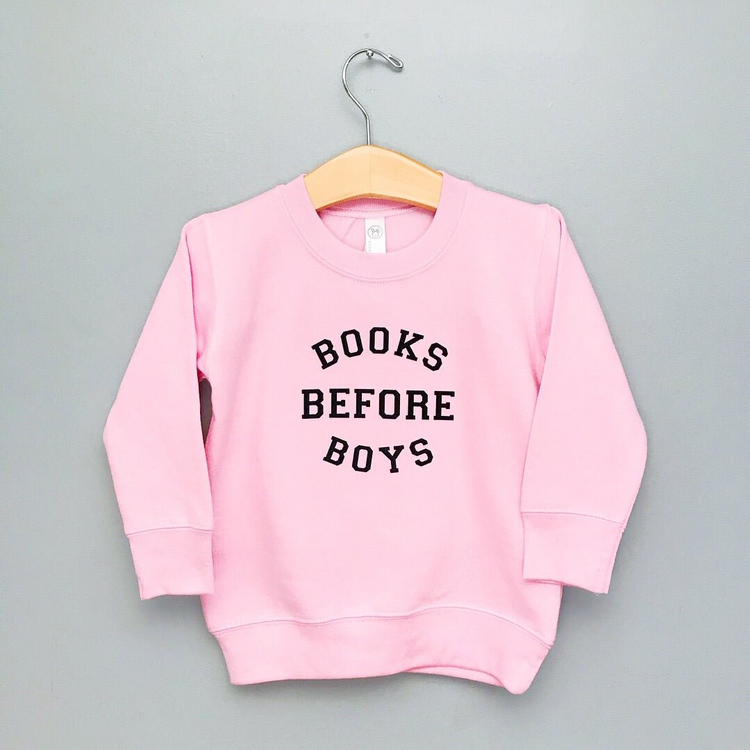 Books Before Boys Sweatshirt - The Wishing Elephant