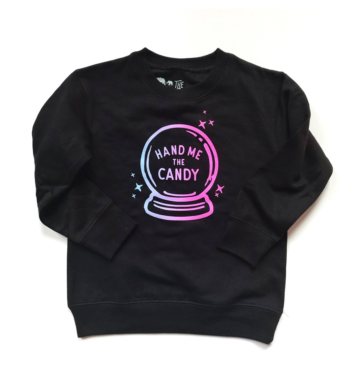 HAND ME THE CANDY! Kids Halloween Pullover, Cute Halloween Shirt - The Wishing Elephant