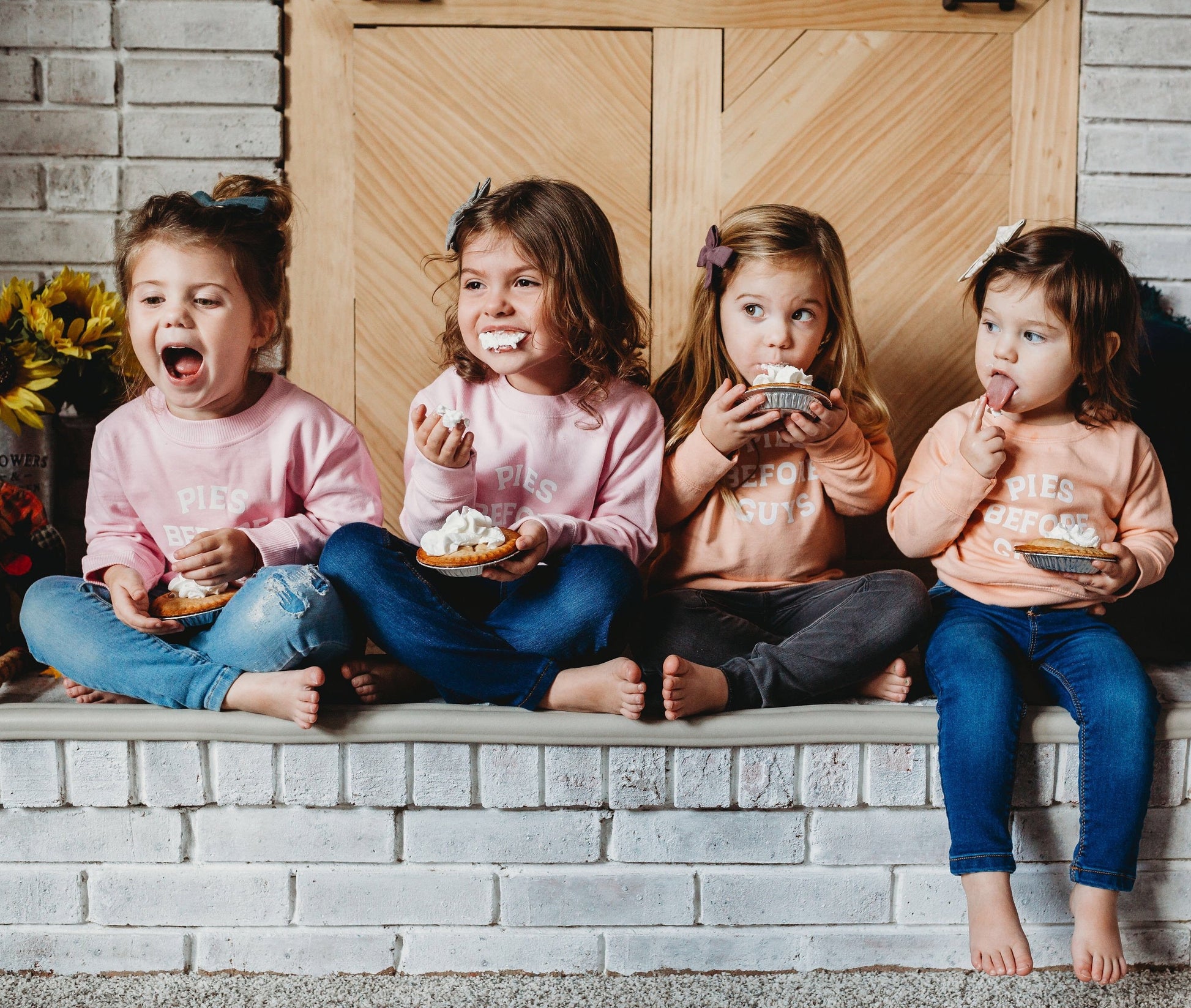 Pies Before Guys, Thanksgiving Sweatshirt Pies Before Guys, Thanksgiving Sweatshirt The Wishing Elephant tee The Wishing Elephant