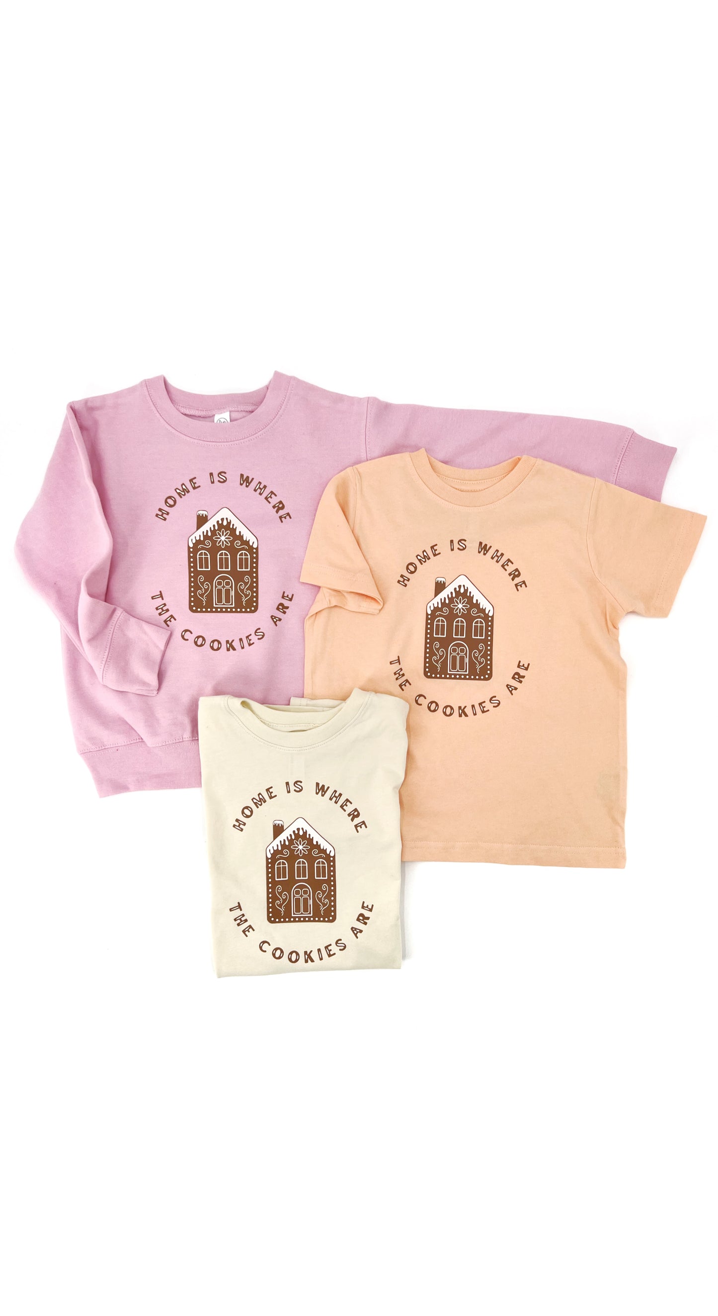 Home Is Where The Cookies Are PINK PULLOVER Home Is Where The Cookies Are PINK PULLOVER The Wishing Elephant  The Wishing Elephant