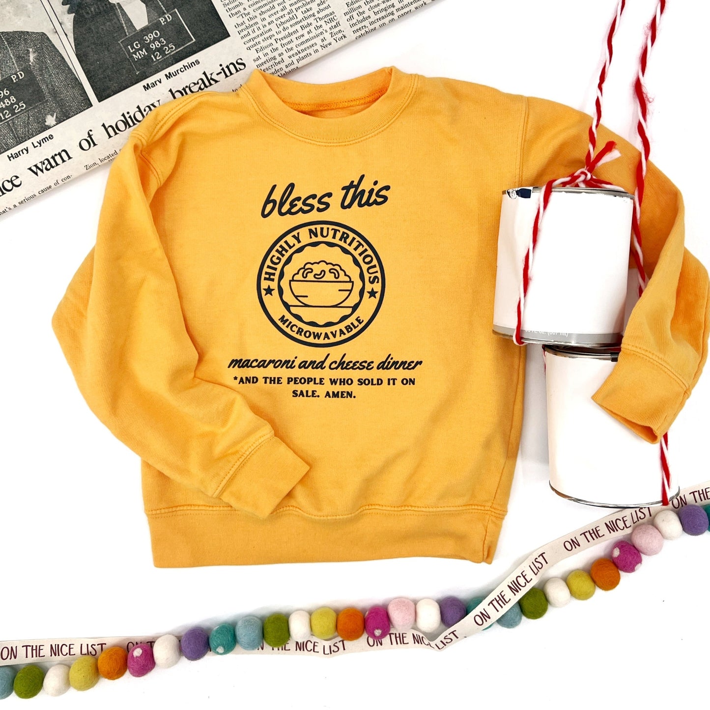 Mac And Cheese Prayer PULLOVER Mac And Cheese Prayer PULLOVER The Wishing Elephant  The Wishing Elephant