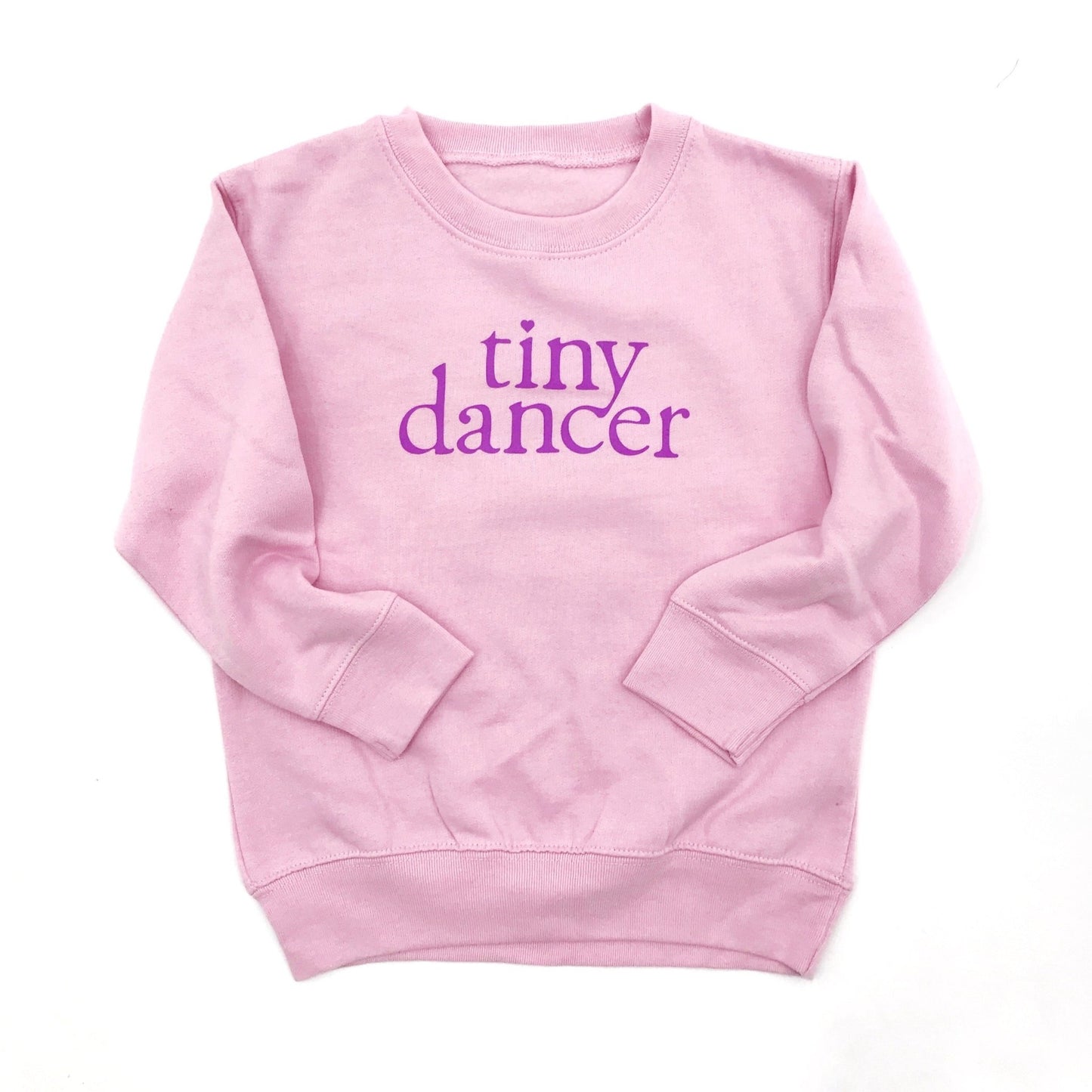 Tiny Dancer Pink Kids Pullover Sweatshirt - The Wishing Elephant